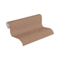 Made in Germany - Wallpaper rolls Solid Plain Colour Brown - Non Woven Vinyl - Wallpaper Plain Solid Colour - 1005 x 053 m