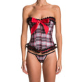 Red Scottish corset