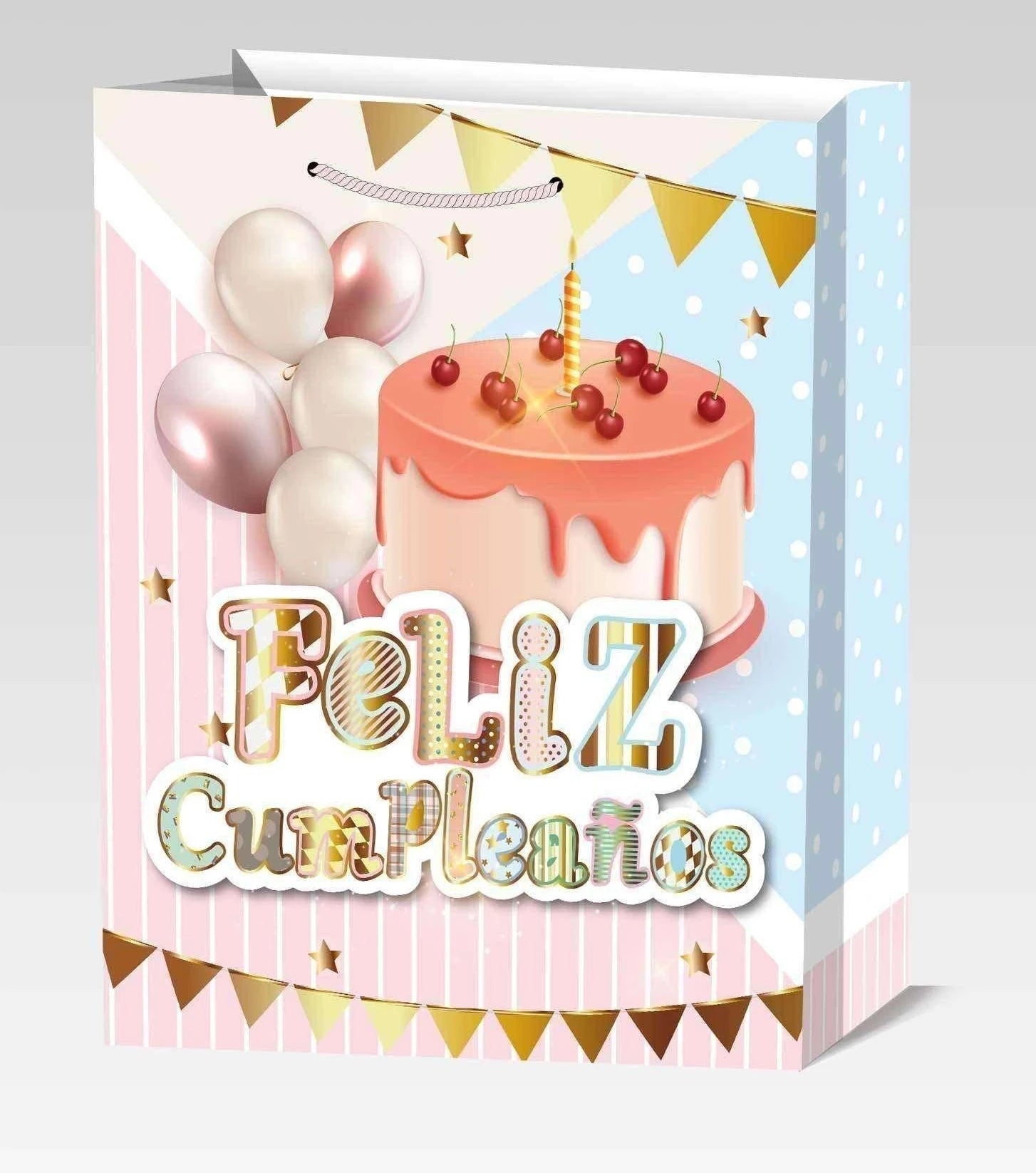 Premium Guaranteed 3D High-Quality Birthday Paper Gift Bags Holiday Gifting Customizable Small Size 48H Dispatch Paper Bag