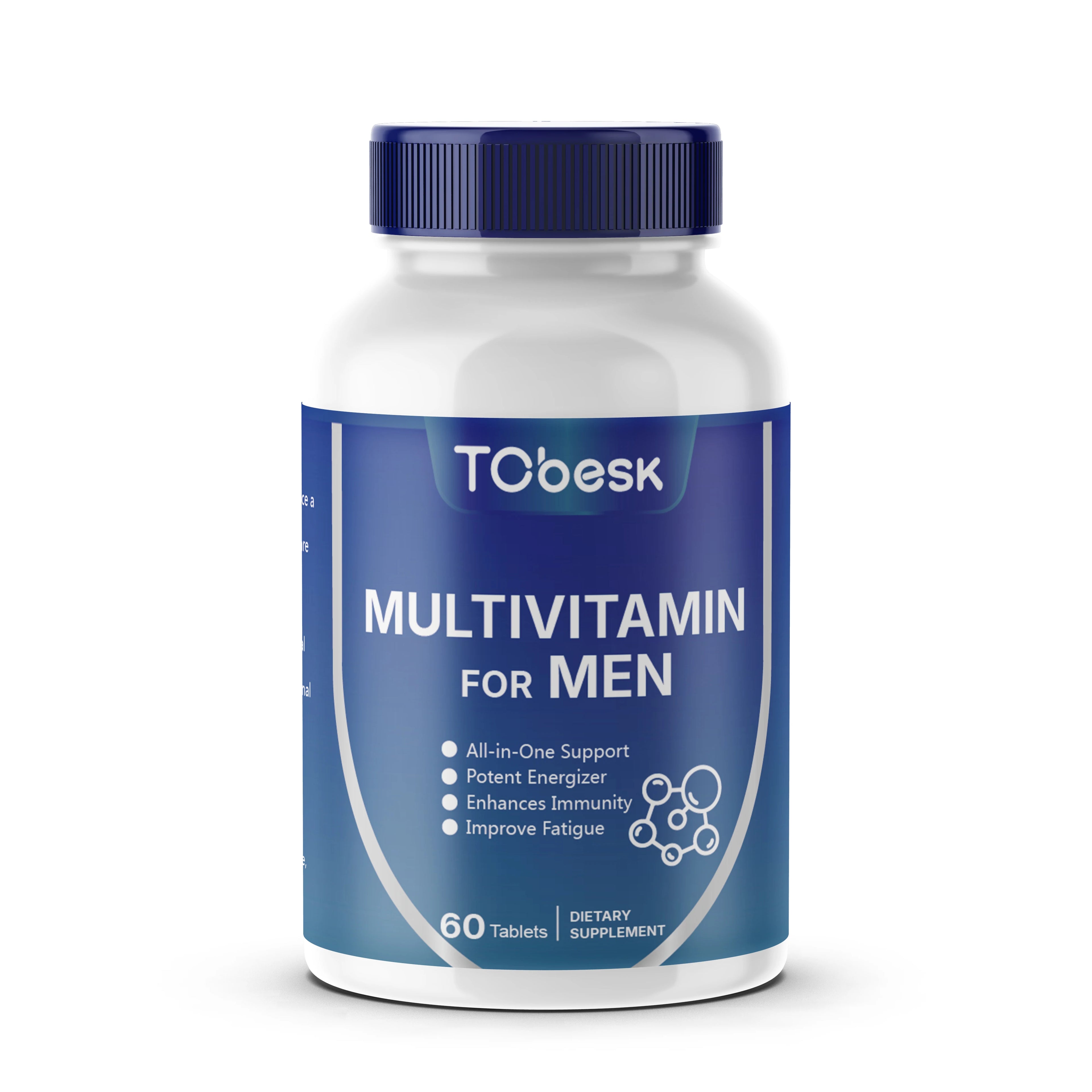Hot Selling TCbesk Men's Multivitamin Tablets Sustain Energy Aid Prostate Wellness for Men Dietary Supplements Manufacturer