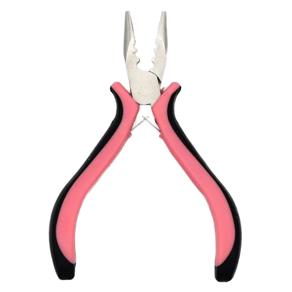 Micro Ring Hair Extension Pliers | Professional Crimping Tool for Bead Installation & Removal