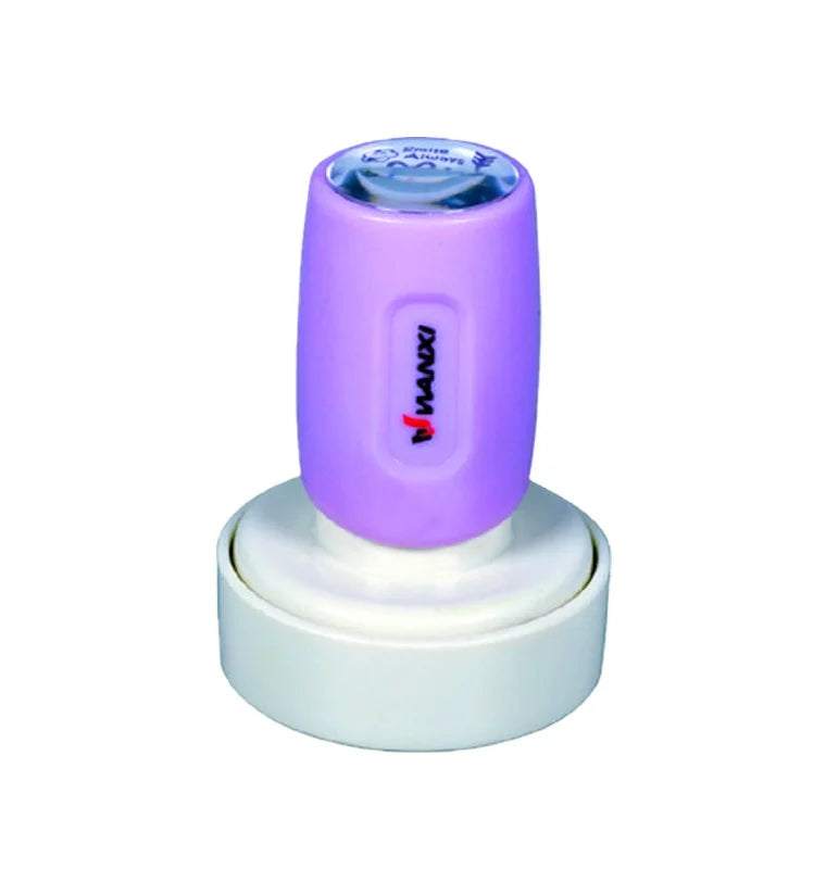 WES PC-24 Clear Imprint Fantasy Design Flash Stamp Office Use Plastic Material