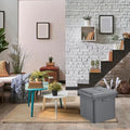 American Spot Folding Furniture Storage Leather Living Room Modern Storage Stool