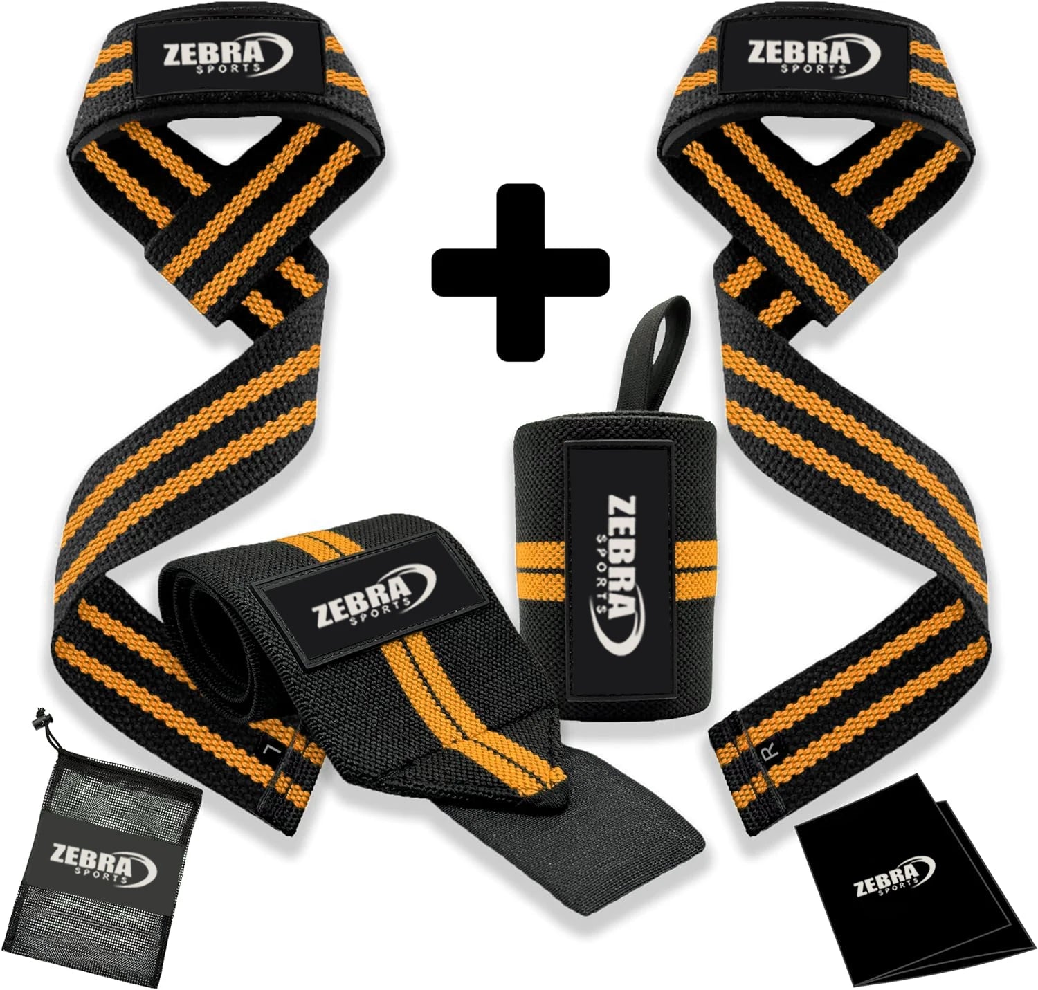 Custom Logo Elastic Adjustable Breathable Wrist Wraps Padded Cotton Lifting Straps for Weightlifting Gym Fitness Support