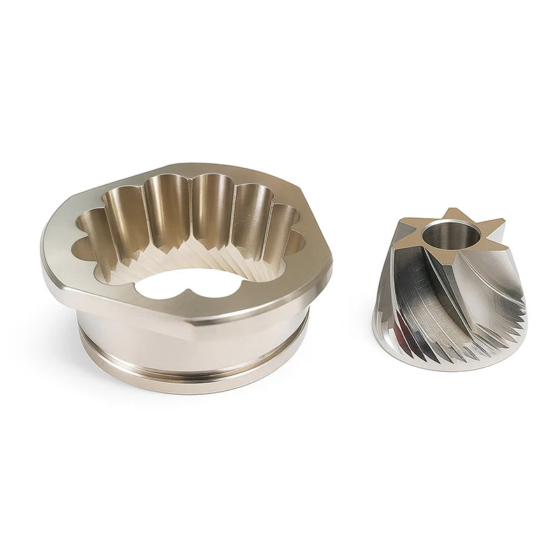 Custom Delonghi Coffee Machine Conical Burr Replacement Set Stainless Steel Grinder Blade Conical Grinder Burr for Delonghi