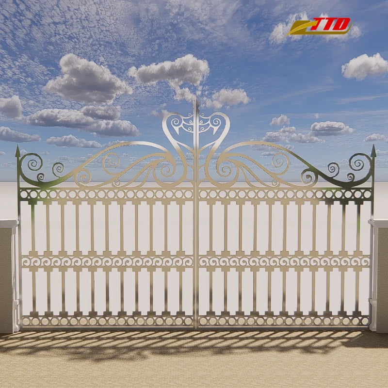 Explore the Best Iron Gate Designs with Eco-friendly 3D Modeling Main Gate and Boundary Wall Gate Inspiration
