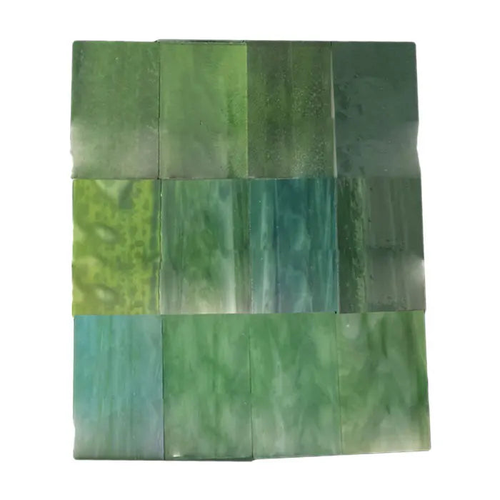 3mm Solid Stained Glass Panel Raw Material Sheet Fine Polished Edge for Decoration Curtain Wall Use Durable High-Strength
