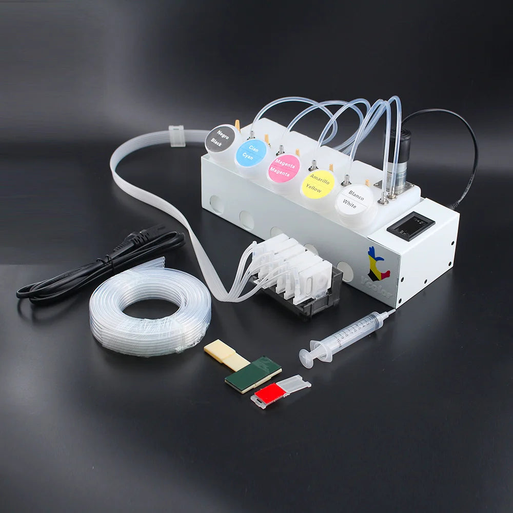XP-15000 DTF CISS Ink System With Printhead Adaptor Manifold Damper Built-in Timer Ink Tank Shake for Epson XP15000 XP 15000