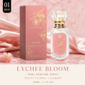 30ml Lychee Jasmine Rose Long Lasting Eau De Parfum Spray Classical Floral Fruity Glass Bottle Low MOQ Private Label OEM/ODM MegaBDM