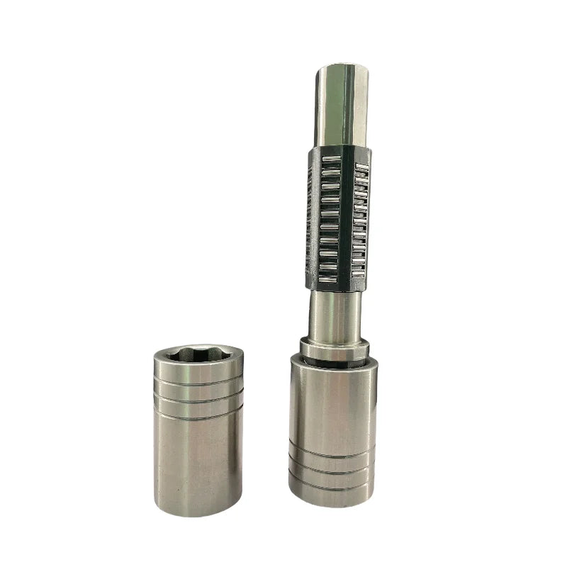 High-rigidity Precision Steel Needle Roller Guide Post Assembly Hexagonal Guide Post for Lithium Battery Molds Lathe Process