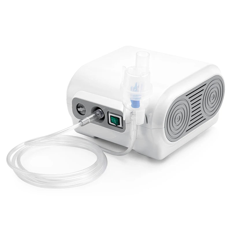 Fitconn 2026 Popular White Compressor Nebulizer with Free Accessory Kids Mask and Adult Mask