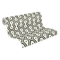 Made in Germany - Luxury Wallpaper rolls Retro Vintage White Black Gold Non Woven Contract Wallpaper Geometric - 1005 x 053 m