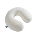 White Visco Orthopedic Gel Memory Foam U-Shape Travel Pillow Comfortable Cooling Neck Support Sleeping