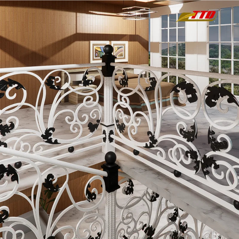 Handcrafted Wrought Iron Railing Designs for Stairs That Elevate Your Interior Descor with Strength and Artistic Flair