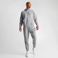 2025 Customizable OEM Men's Designer Brand Training Tracksuit Plus Size Jogging Hoodies Set 100% Cotton Custom Logo Pakistan