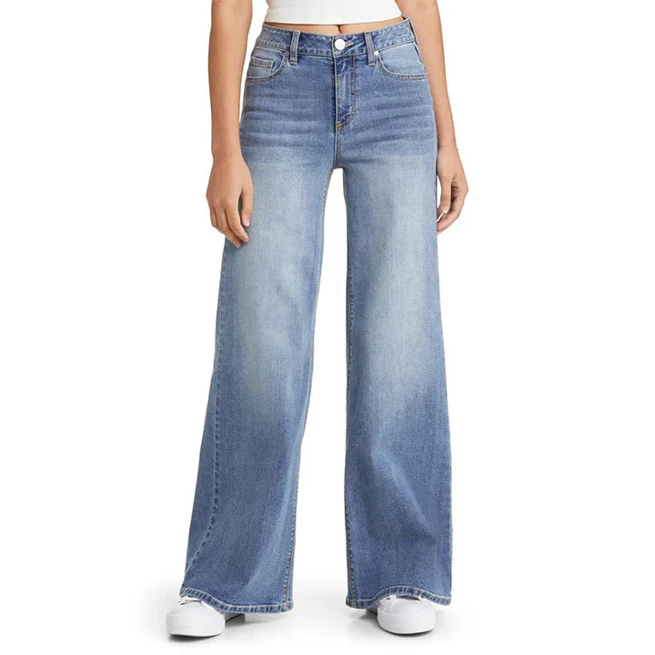 2024 Custom Women Elastic Stretch Denim Jeans Cargo Pencil Pants Flat Design Vintage OEM Custom Summer Painted 100% Cotton