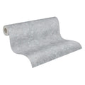 Made Germany Non Woven Wallpaper Rolls-Used Look Grey Silver Modern Graphic for Walls Highly Wash-Resistant Living Room Hotel