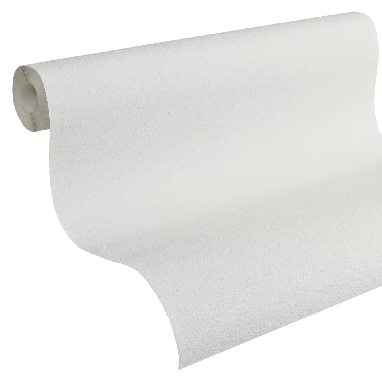 Made in Germany - Coatable Wallpaper rolls Plain Colour Paintable White Non Woven Vinyl Wallpaper for painting - 1005 x 053 m