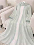 YKD058 Muslim Dress Wome Islamic Clothing Hijabs Traditional Summer Chiffon Lace Elegant Adorable Abaya Muslim Fashion