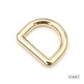 12mm 15mm 16mm 19mm 20mm 25mm Round Zinc Alloy D-ring Bag Hardware Gold Plated Metal d Ring Buckle for Handbag