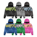 Custom Men's Cotton French Terry Tracksuit Double Zip Hoodie Jogger Set Streetwear Hoodie