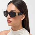 Custom Logo 2026 Classic Brand Designer Men Y2K Punk Sun Glasses UV400 Big Frame Cat Eye Sunglasses for Women MegaBDM