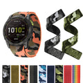 RYB 22mm Woven Nylon Ultralight Sport Wristband for Garmin Epix Pro 47mm Instinct 2 Solar Forerunner 955
