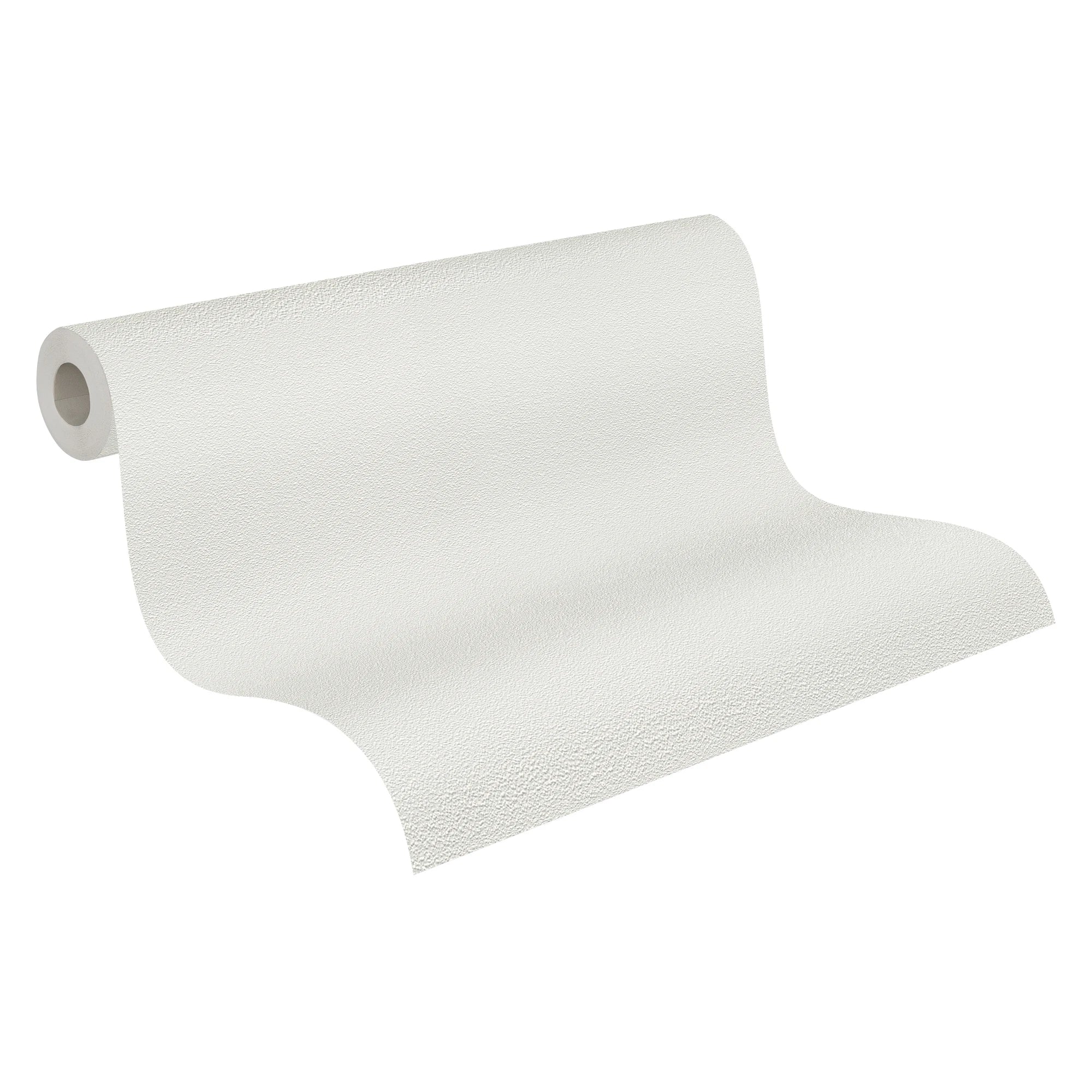 Germany Made Modern Hotel Bathroom Non Woven Vinyl Wallpaper Highly Wash-Resistant Paintable White 10.05x0.53m Rolls
