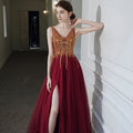 Women's Long Sequin Dresses Backless Party Gown Elegant Evening Dress Luxury