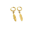 Wholesale Stainless Steel Personalized Jewelry 18k Gold Plated c Shape Stud Earrings