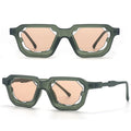 Custom Logo 2025 Fashion Unique Small Frame Y2K Square Sun Glasses UV400 Irregular Len Punk Sunglasses for Men Women