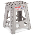16 Inches Anti-Slip Surface Adult Toddler Plastic Foldable Step Stool Folding With Handle