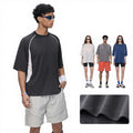 Lightweight Breathable Mesh Short-sleeved T-shirt for Men Customizable High-quality Wholesale Supplier