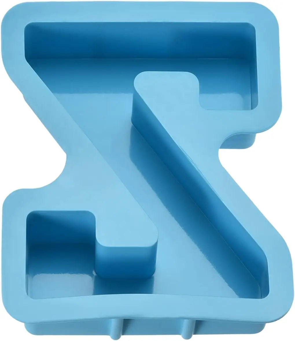 Factory OEM Z Capital Letter Epoxy Resin Silicone Letter Mold Suitable for Making Letters Word logo Art Making Cakes Home Decor