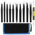 Lash Tweezers Set for Eyelash Extensions High Precision Eyelash Tweezers for Classic & Mega Volume Lashes