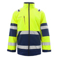 Enhanced Visibility Men's Safety Jackets with Reflective Tape Protective Man Jackets Secure Jacket for Man for Road Safety