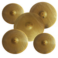 Hot Sale Low Volume Golden Color Mute Cymbal Set Series 14"hihat+16"crash++18"crash+20"ride