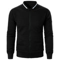 Bangladesh China Oem Embroidery Printed Design Men's Plaid Solid Color Men's Zipper Stand Collar Jacket MegaBDM