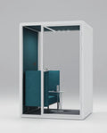 Movable Multi-Function Soundproof Telephone Booth for Office Steel Frame with Ventilation System for Office Building