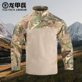 Customized Tactical Long-Sleeved Polo Shirts Multi-Color Round-Neck Soft Warm Spring T-Shirts for Men