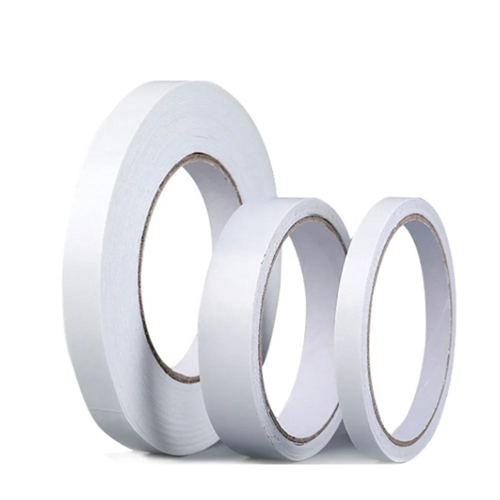 HONGFU Ultra-Strong Double-Sided PET Tape Water Activated Easy-Tear Heat-Resistant for Office School DIY Crafts Art Projects