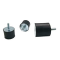 Shock Absorber Anti Vibration Isolator Bobbin Mount Cylindrical Engine Buffer Damper Feet Bumper M6 X 19 M8 X 23 Studs Machine