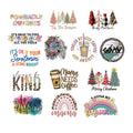 Ready to Press Heat Transfer Designs clear Film Screen Print Transfers Uv Cup Wrap Transfers for t Shirts