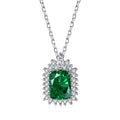 Colored S925 Sterling Silver Luxury Clavicle Chain Mother and Daughter Necklace for Mom From Daughter Chain for Women
