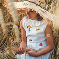 32 PCS Make a Straw Man Waterproof DIY Sticker Sheets for Kids Party Favor Supplies Craft Toys Decorative Removable Decals