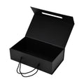 Customized Cardboard Flip Hardcover Boxes Packaging Recycle Print logo Shoes Paper Boxes with Handle