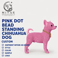 Modern Minimalist Chihuahua Animal Sculpture Home Office Desktop Creative Decoration Birthday Gift Lifelike Resin Crafts MegaBDM