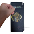 Low MOQ Custom 3D Raised Logo Holographic Transfer Stickers Waterproof Electroplate Nickel Metal Sticker Label