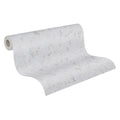 Made in Germany - Wallpaper rolls Structure Grey Silver Metallic - Non Woven Vinyl - Wallpaper Plaster Look - 1005 x 053 m