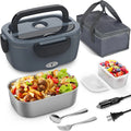 Portable Heating Lunch Box for Adults Heated Lunch Boxes for Car Home Office Multi-Function Electric Lunch Box for Food Heating